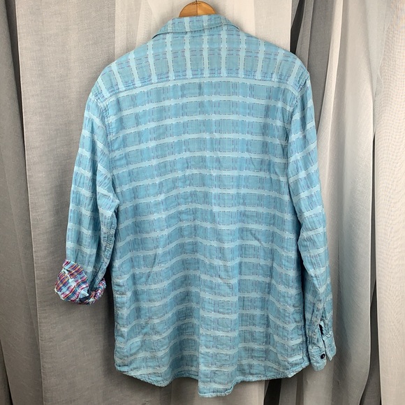 Men's Sea Change Chambray Shirt XLarge Tall - Picture 6 of 9